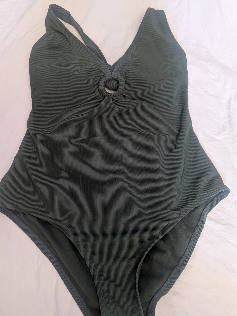 Shade & Shore Women's One-Piece Swimsuit Sz L